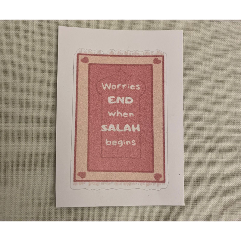 worries end when salah begins