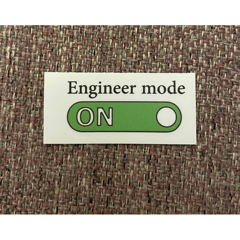 engineer mode on