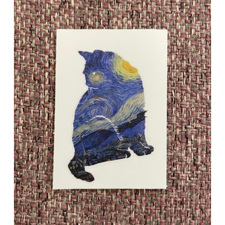 starry night cat