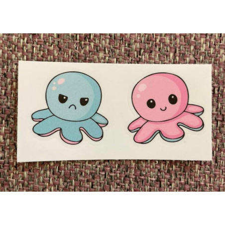 happy and angry squid