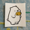 cute icy with a cookie sticker