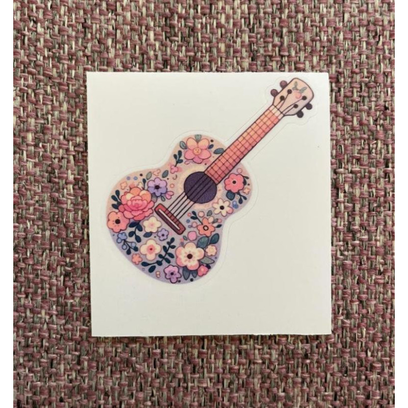floral guitar
