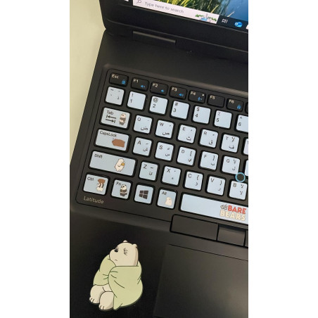 blue ''we bare bears'' keyboard