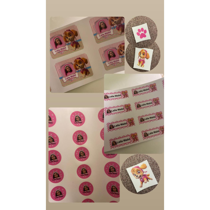 Laila stickers and Labels