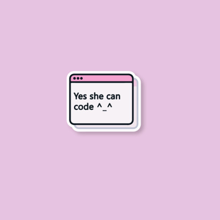 yes she can code!