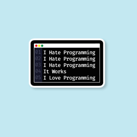 I hate/love programming
